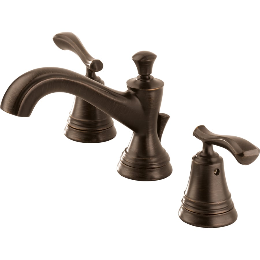 Delta Nura Venetian Bronze 2 Handle Widespread Watersense Bathroom