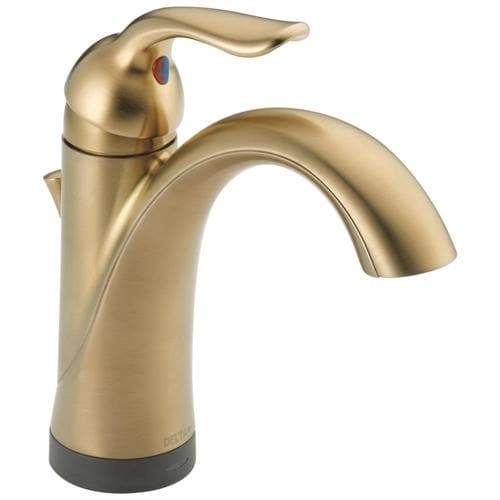 Delta Lahara Champagne Bronze 1-handle Single Hole/4-in ...