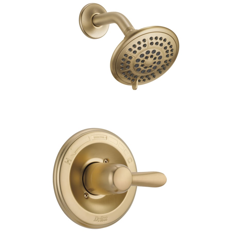 Delta Lahara Champagne Bronze 1 Handle Shower Faucet At Com Delta Lahara Champagne Bronze 1 Handle Shower Faucet