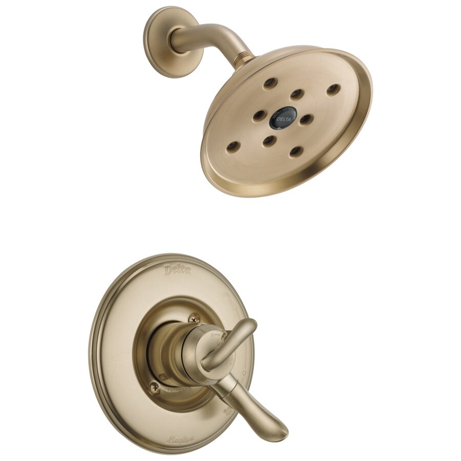 Delta Linden Champagne Bronze 1-Handle Shower Faucet