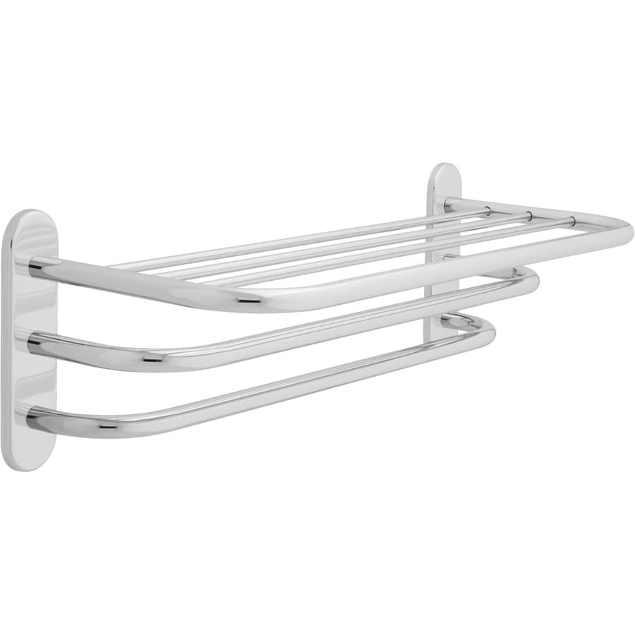 Delta Chrome Double Towel Bar Common 24 In Actual 26 125 In At   034449667401 