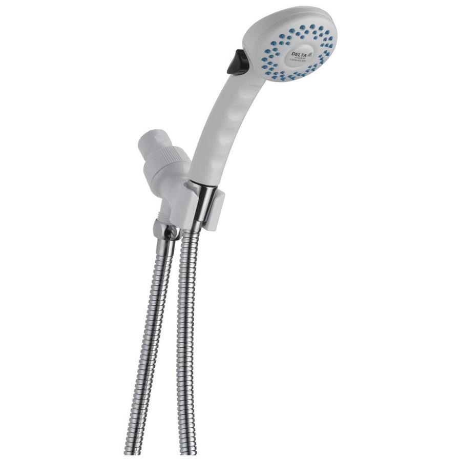 Delta White 2-Spray Handheld Shower in the Shower Heads department at ...