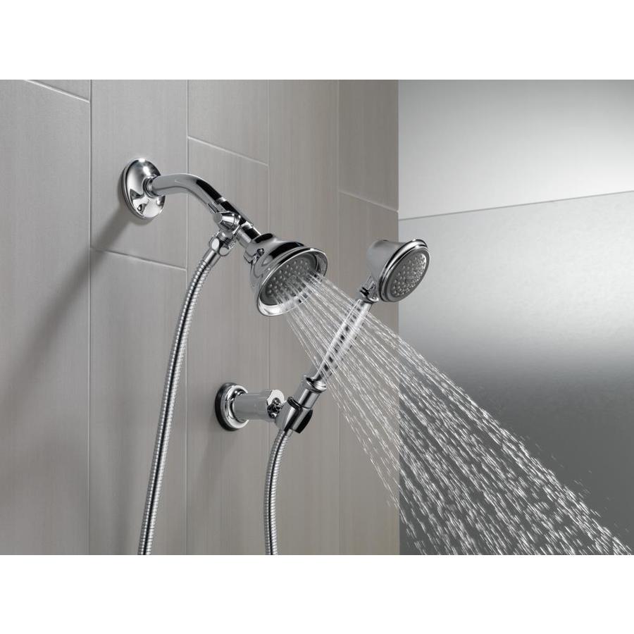 Delta 0 5 In Chrome Universal Shower Arm With Diverter At Lowes Com   034449671248 12168310 