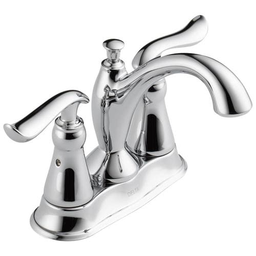 Delta Linden Chrome 2 Handle 4 In Centerset Watersense Bathroom Centerset Watersense Bathroom