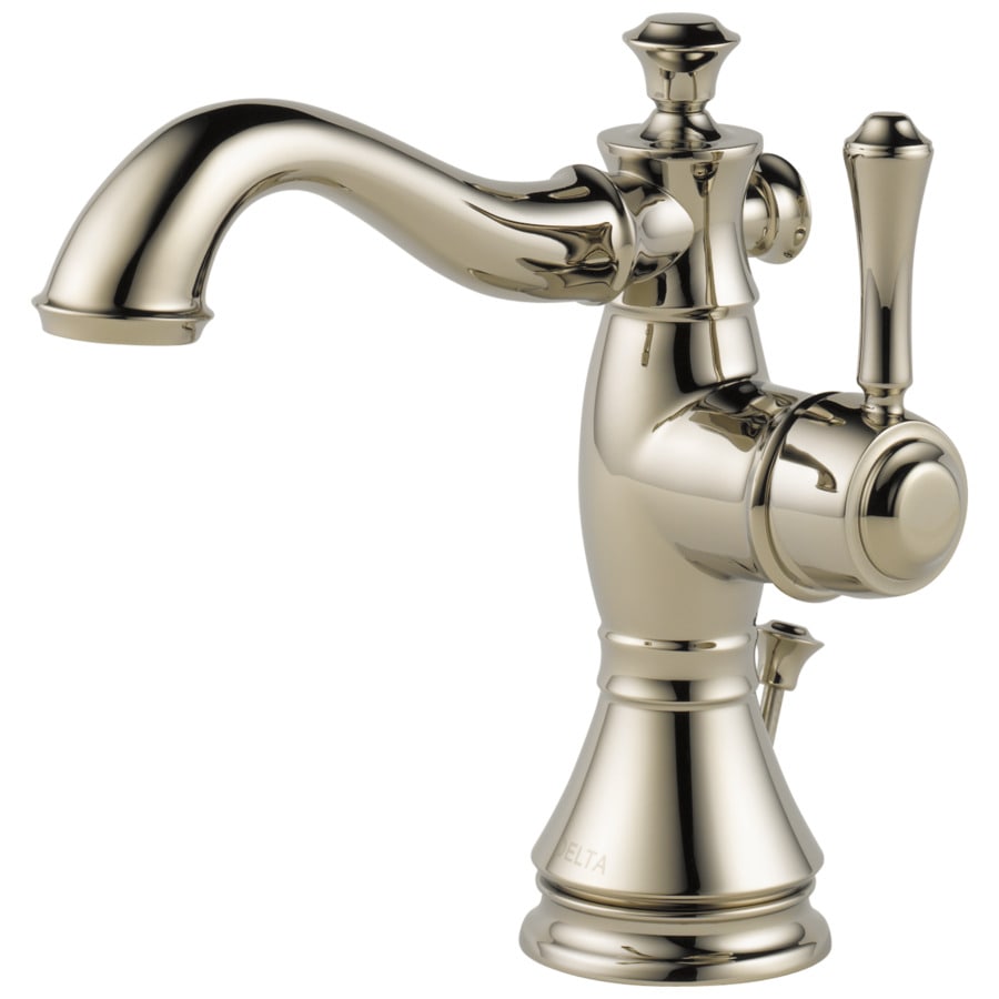 Delta Cassidy Polished Nickel 1-Handle Single Hole ...