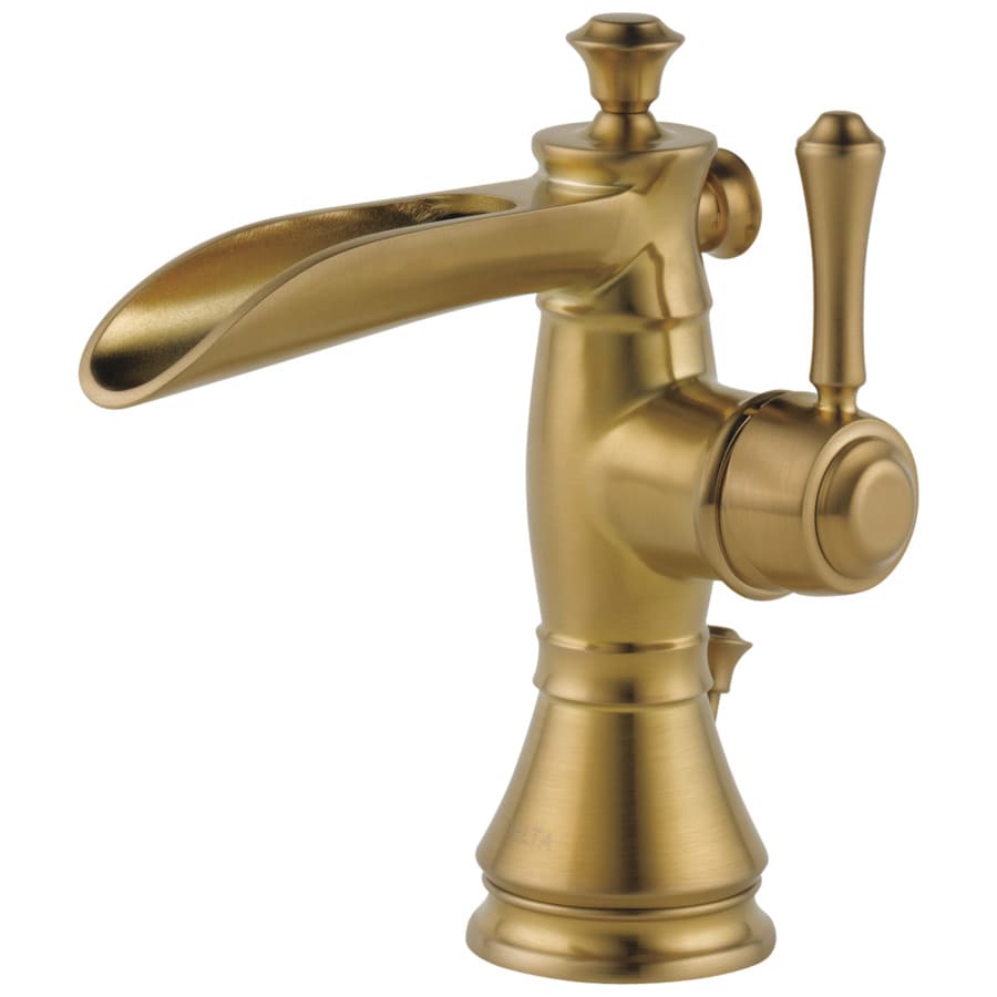 Delta Cassidy Champagne Bronze 1 Handle Single Hole WaterSense Bathroom   034449680981 