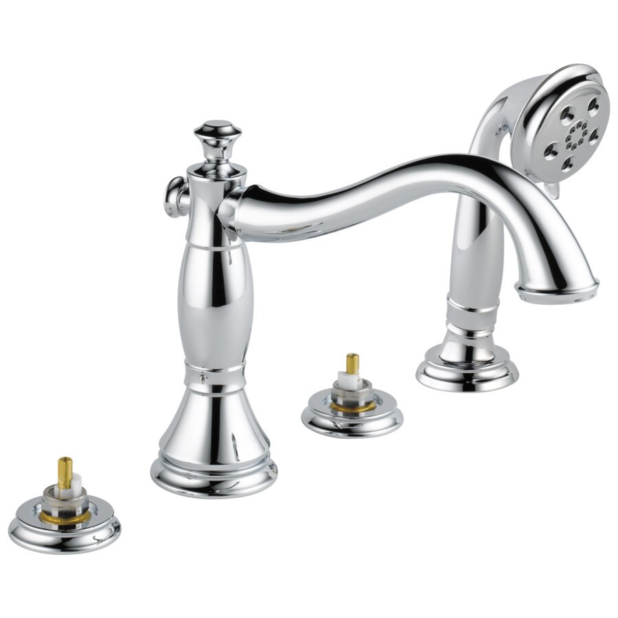 Shop Delta Cassidy Chrome 2-handle Bathtub Faucet at Lowes.com