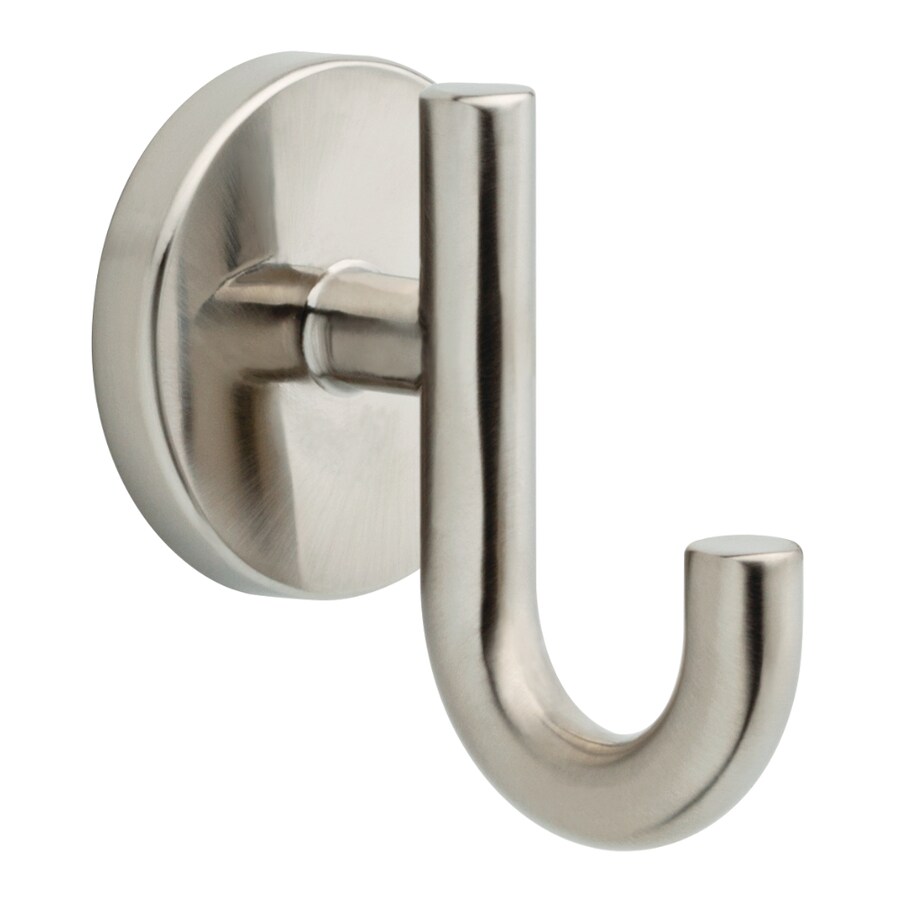 Delta Trinsic 1-Hook Brilliance Stainless Steel Towel Hook at Lowes.com