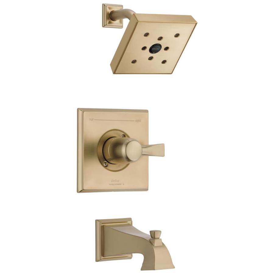 Delta Dryden Champagne Bronze 1Handle Faucet at