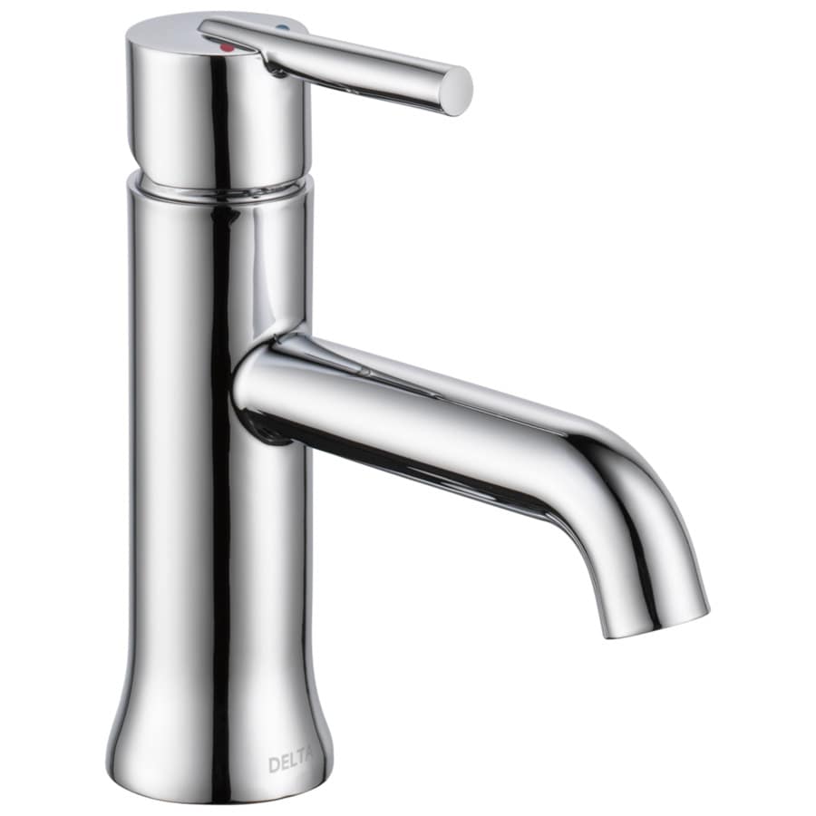 Delta Trinsic Chrome 1 Handle Single Hole4 In Centerset Watersense Bathroom Sink Faucet At 