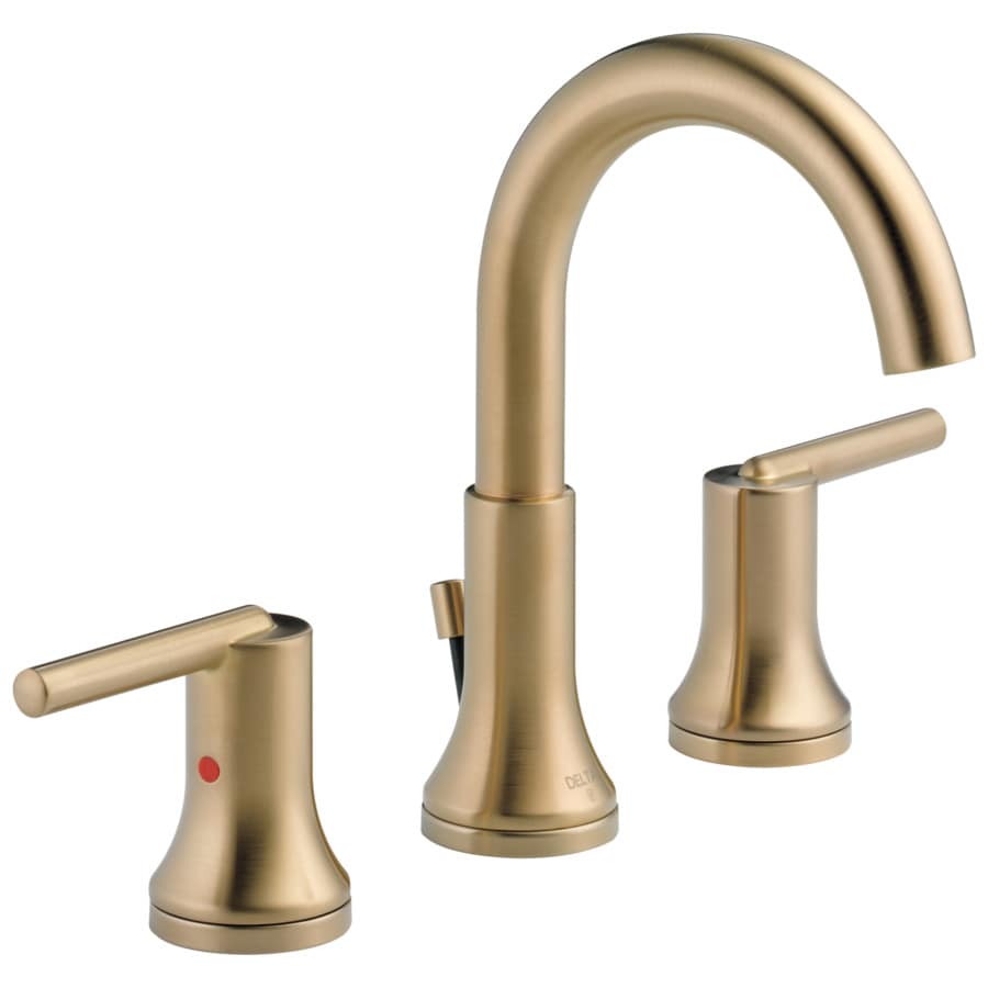 delta champagne bronze toilet handle