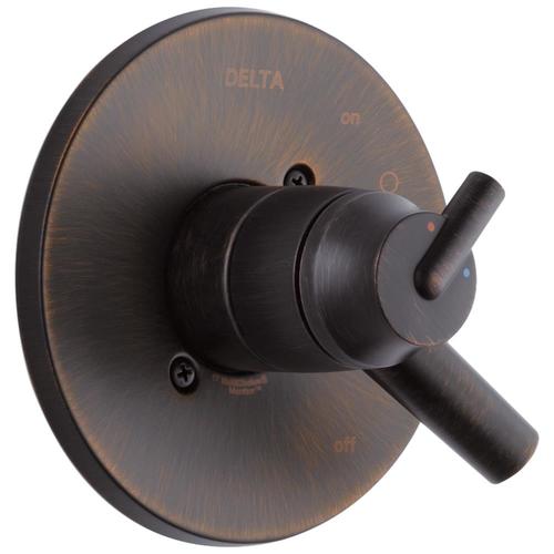 Delta 0.5-in Venetian Bronze Bathtub/Shower Mixer in the Bathroom