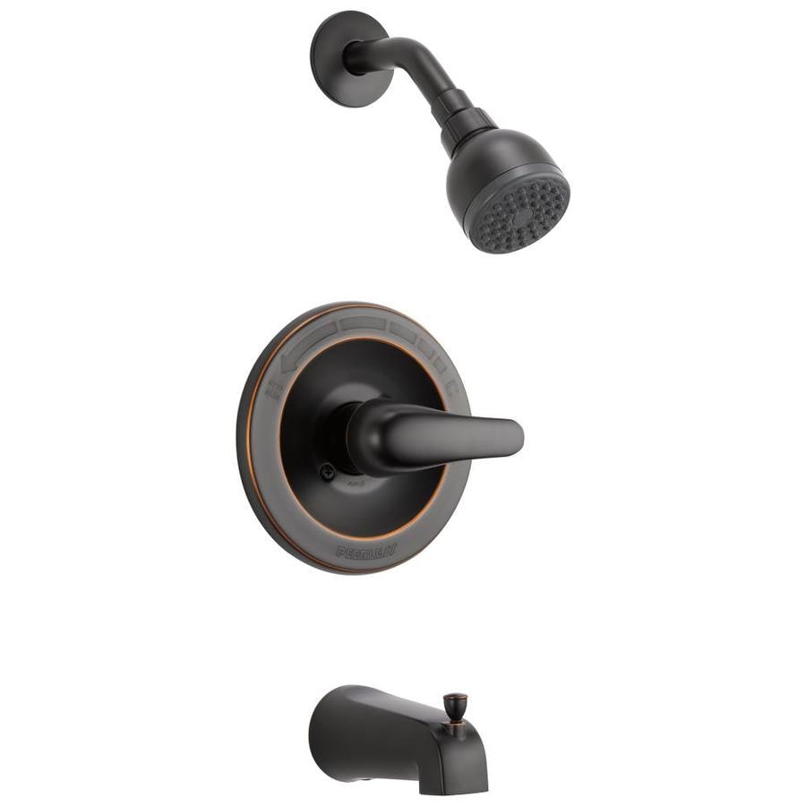 Peerless Oil Rubbed Bronze 1 Handle Bathtub And Shower Faucet At