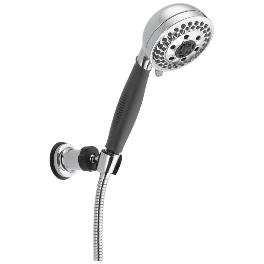 Delta H2Okinetic Chrome 5-Spray Handheld Shower at Lowes.com