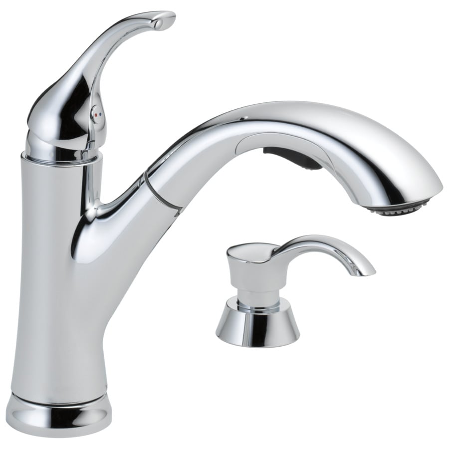 Lowes Delta Kitchen Faucet : Delta Classic Chrome 1 Handle Deck Mount