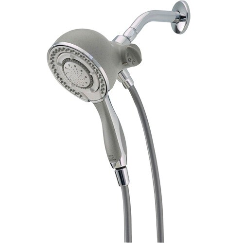 Delta In2ition Chrome 4-Spray Dual Shower Head in the Shower Heads department at Lowes.com Delta In2ition Chrome 4-Spray Dual... 