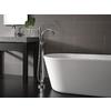 Shop Delta Contemporary Chrome 1-Handle Freestanding Bathtub Faucet at ...