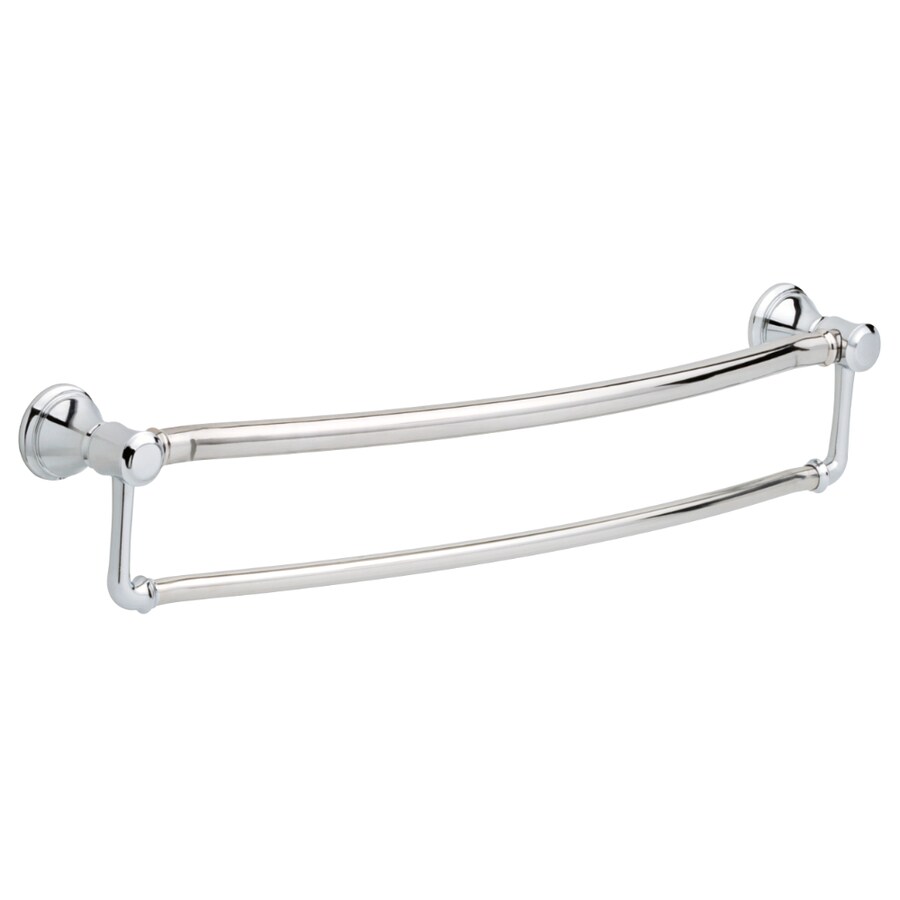 Delta Traditional 24in Polished Chrome Wall Mount Grab Bar in the Grab Bars department at