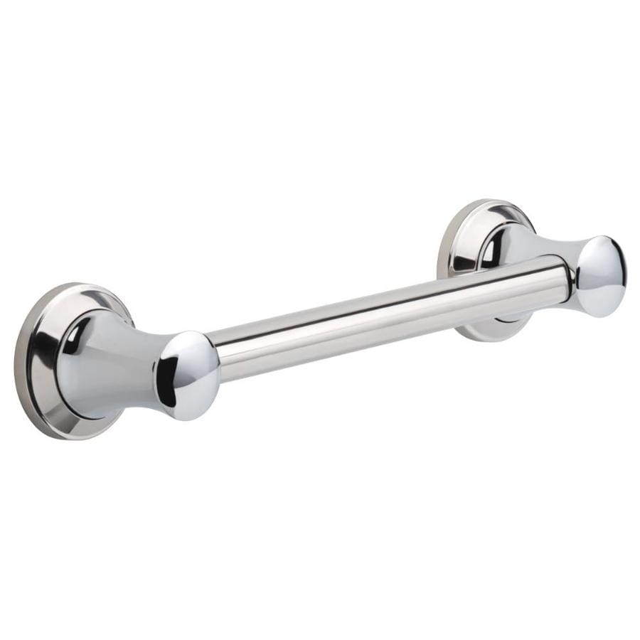 Delta 3 03 In Polished Chrome Wall Mount Grab Bar At Lowes Com   034449715133 