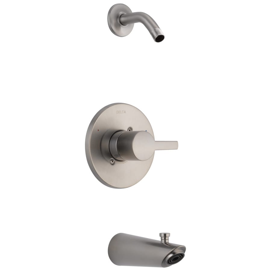 Shop Delta Compel Stainless 1 Handle Faucet At Lowes Com   034449726825 