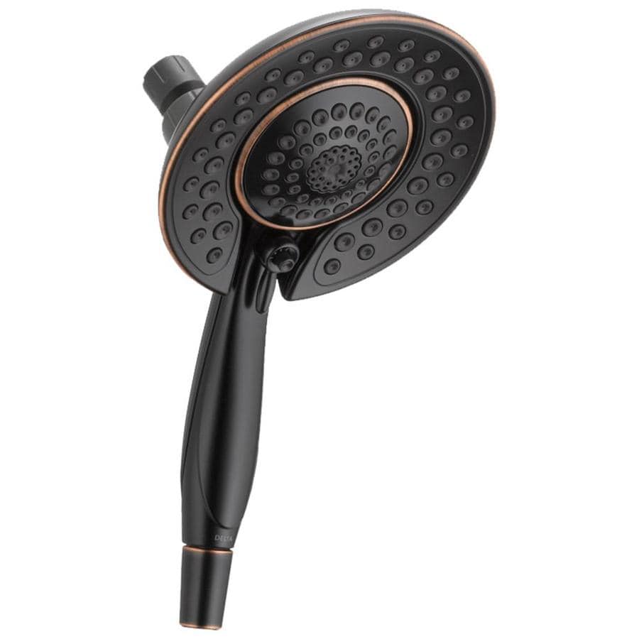 Delta Porter Oil Rubbed Bronze 1 Spray Dual Shower Head At Lowes Com