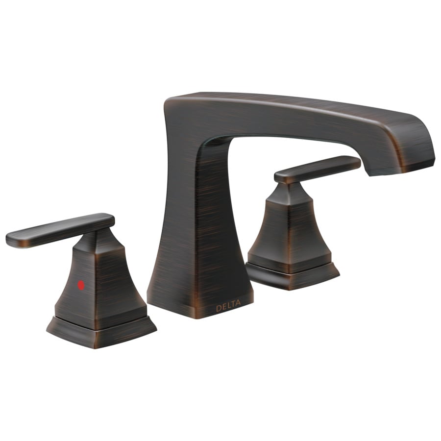 Delta Ashlyn Venetian Bronze 2-Handle Deck Mount Roman ...