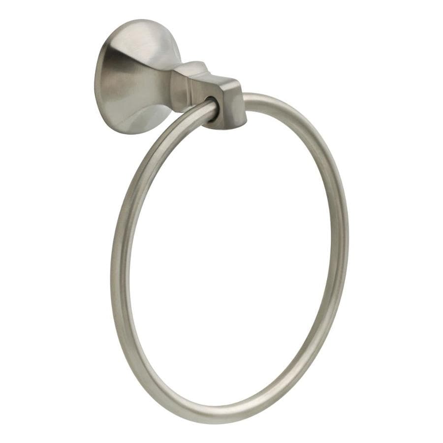 Delta Ashlyn Brilliance Stainless Steel Wall Mount Towel Ring at Lowes.com