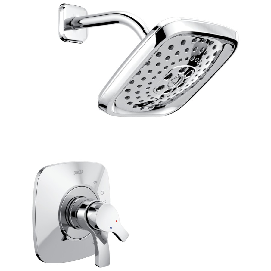 Delta Tesla Chrome 2Handle Shower Faucet at