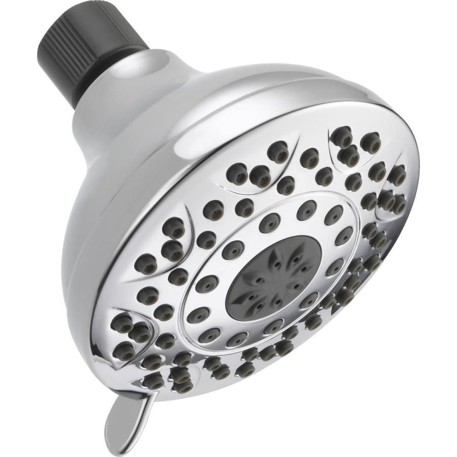 Delta 4.31-in 2.0-GPM (7.6 Lpm) Chrome 7-Spray WaterSense Showerhead at ...