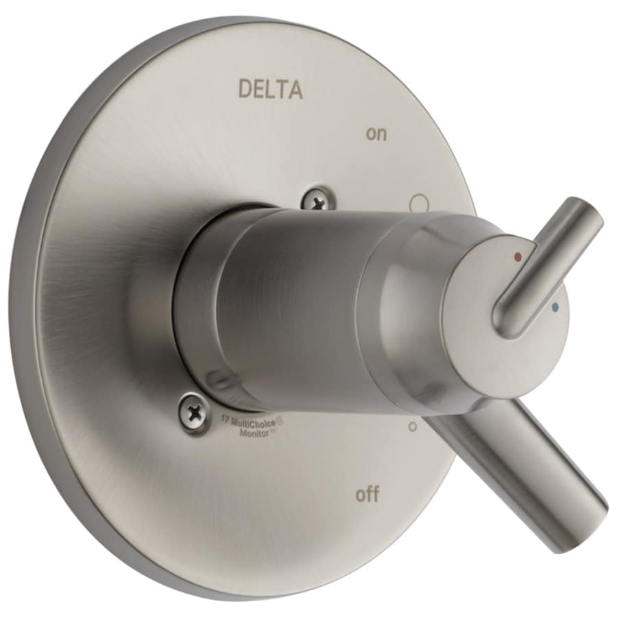 Delta Trinsic Stainless 2-Handle Shower Faucet at Lowes.com