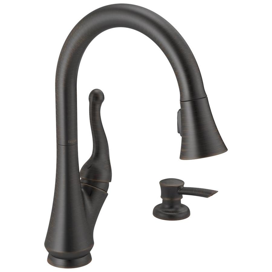 Shop Delta Talbott Venetian Bronze 1-handle Deck Mount ...