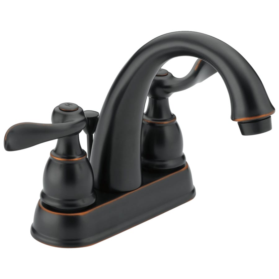 Shop Delta Windemere Oil Rubbed Bronze 2handle 4in Centerset Bathroom