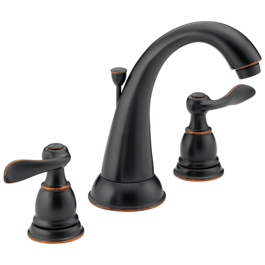 Delta Windemere OilRubbed Bronze 2Handle Widespread WaterSense