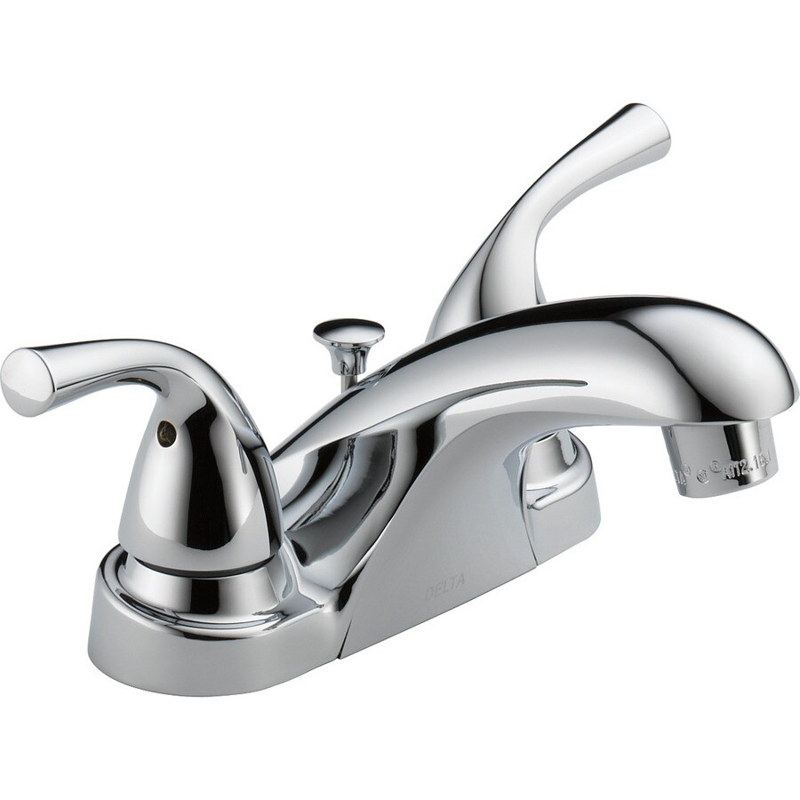 Delta Chrome Bathroom Sink Faucets At Lowes Com   034449810616 