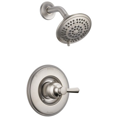 Delta Linden Stainless 1 Handle Shower Faucet At Lowes Com
