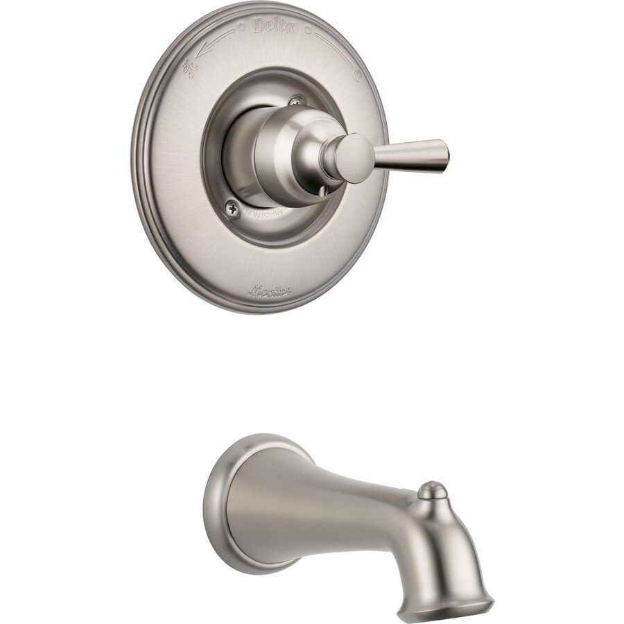 Delta 0.5-in Stainless Bathtub/Shower Mixer at Lowes.com