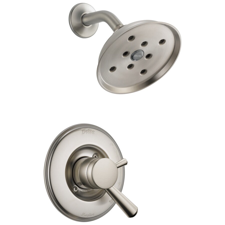 Delta Linden Stainless 1 Handle Shower Faucet At Lowes Com