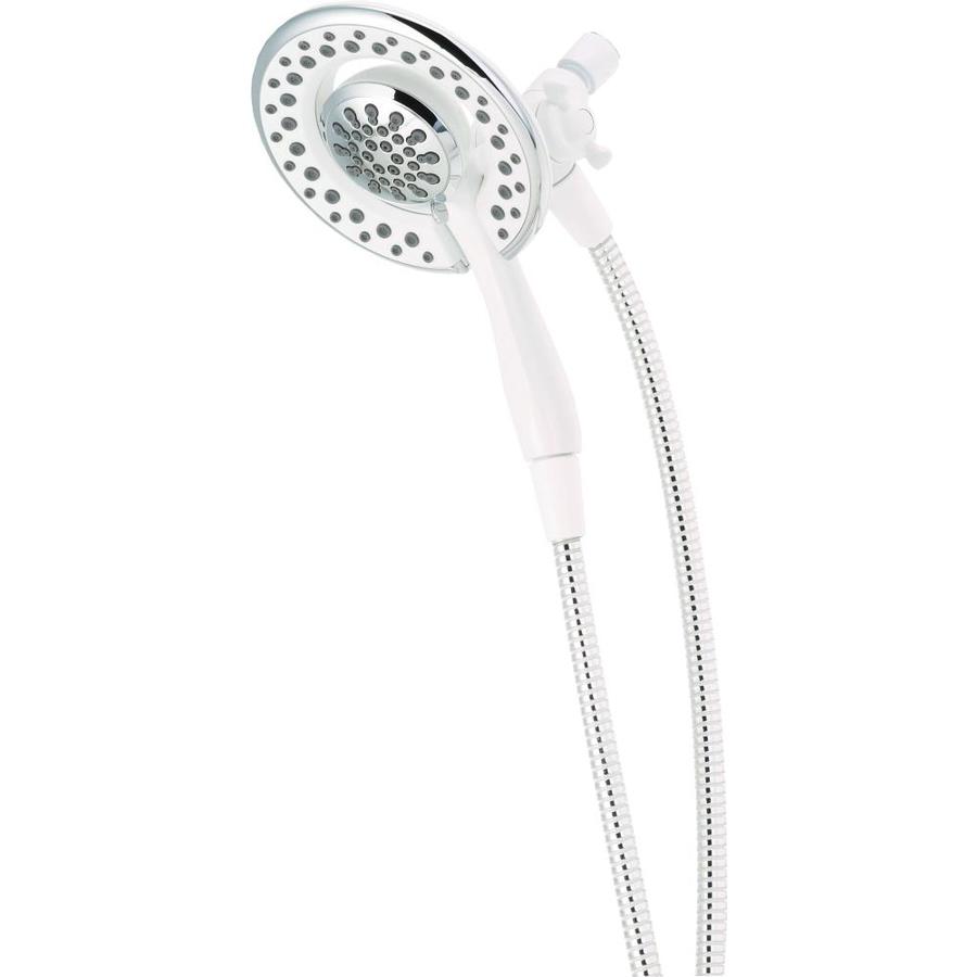 Delta White/ChromeSpray Shower Head at
