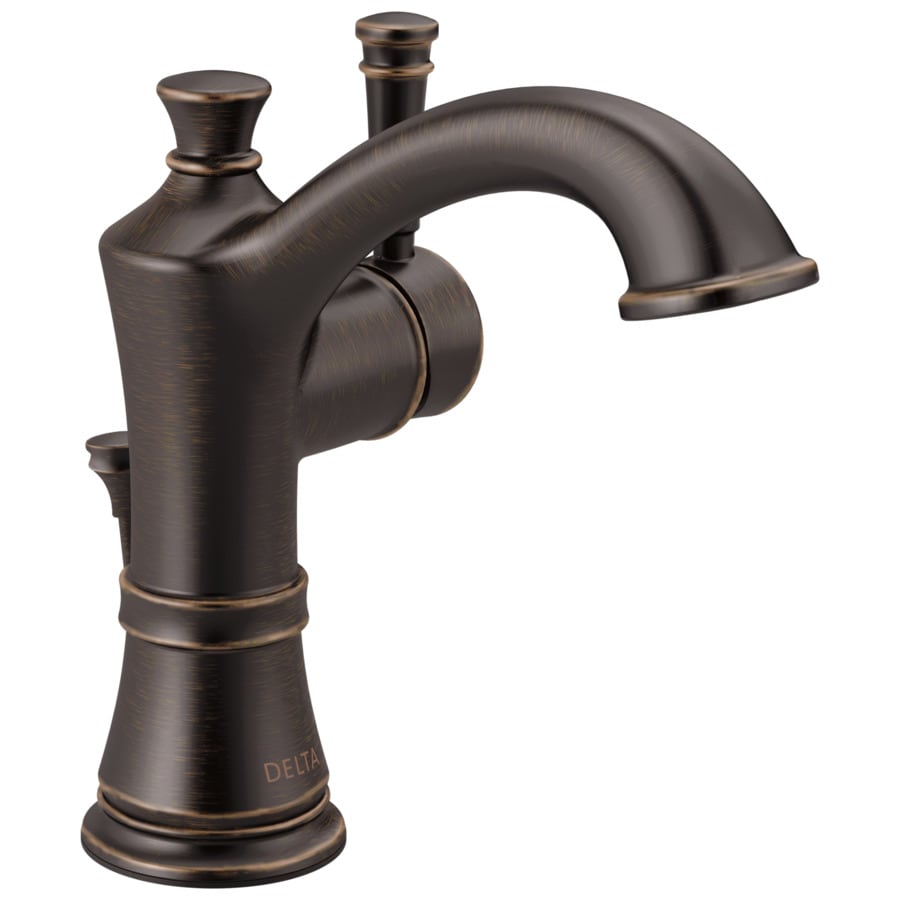 Shop Delta Valdosta Venetian Bronze 1-handle Single Hole/4 ...