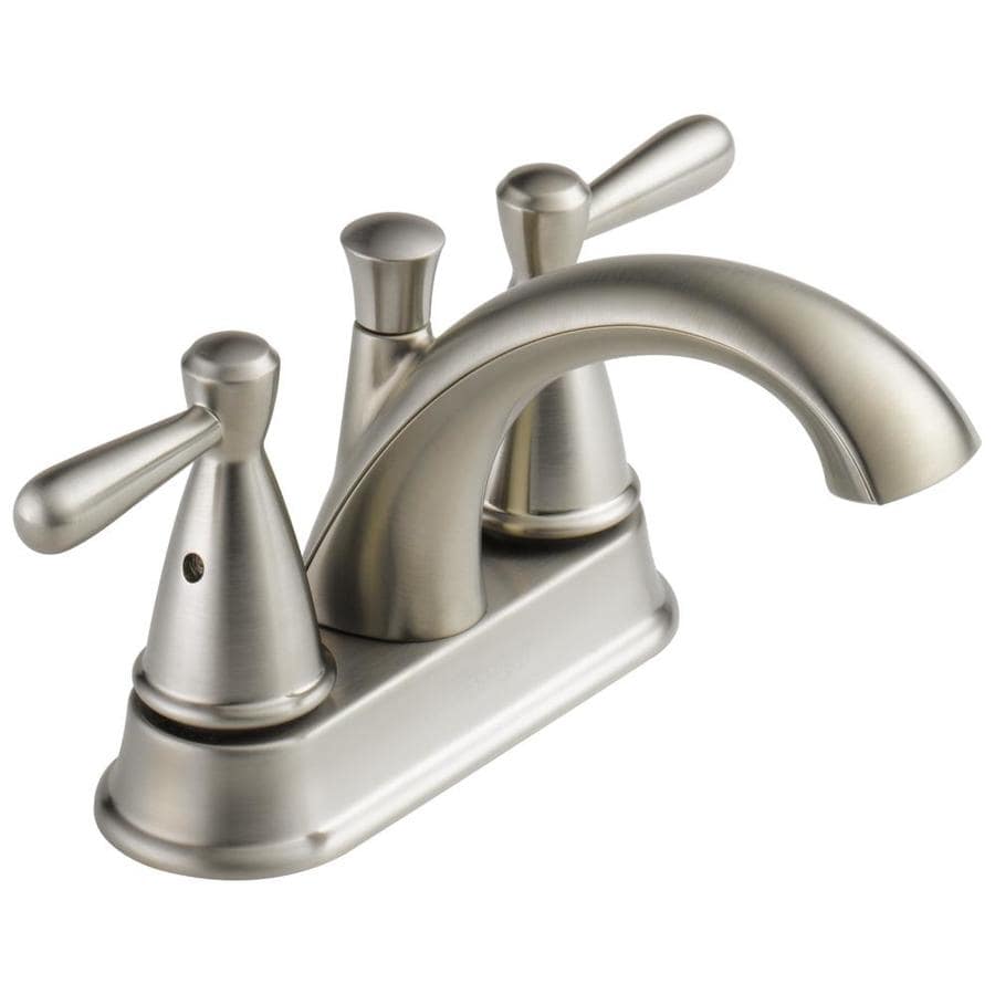 Peerless Bayside Brushed Nickel 2 Handle 4 In Centerset Watersense