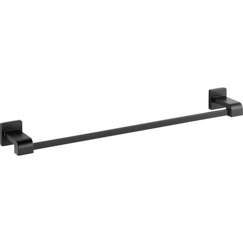 Delta Flynn 24in Double Polished Chrome Wall Mount Double Towel Bar in the Towel Bars