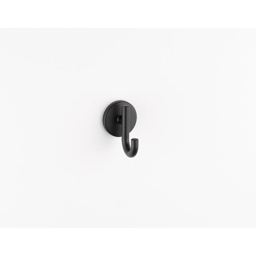 Delta Trinsic 1-Hook Flat Black Towel Hook in the Towel Hooks ...