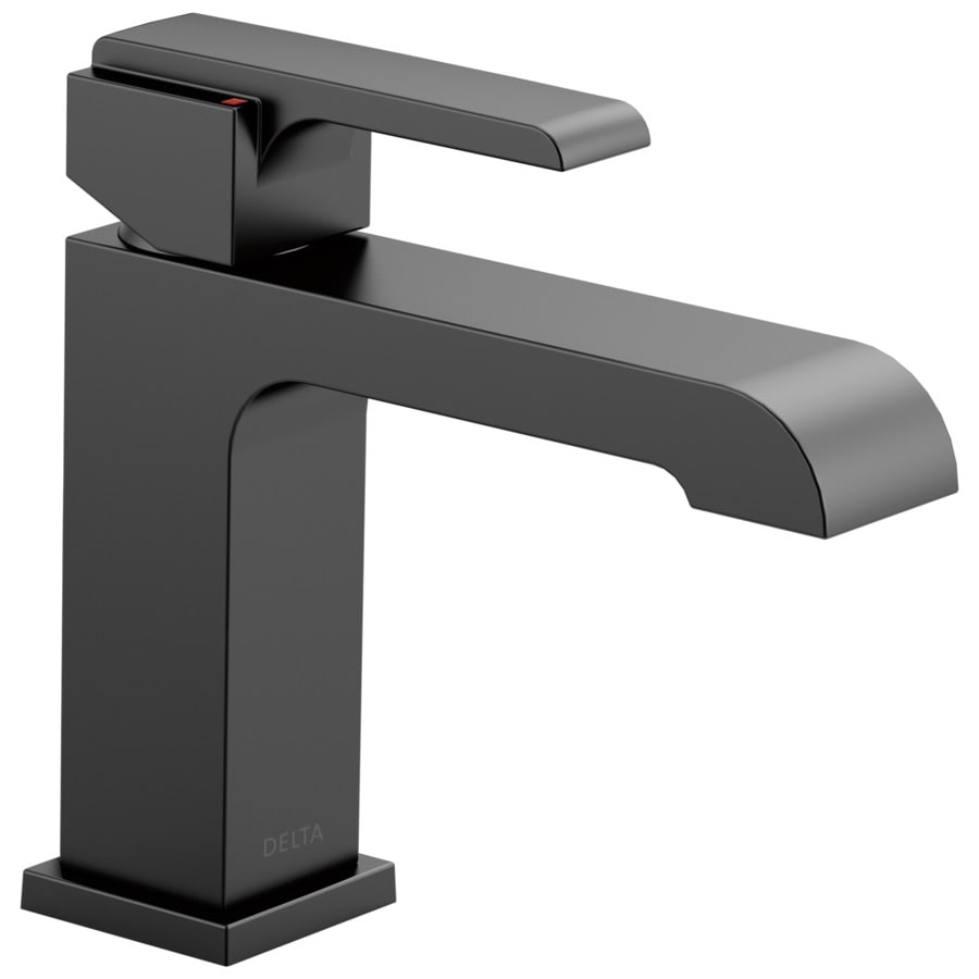 Delta Ara Matte Black 1 Handle Single Hole 4 In Centerset WaterSense   034449839600 