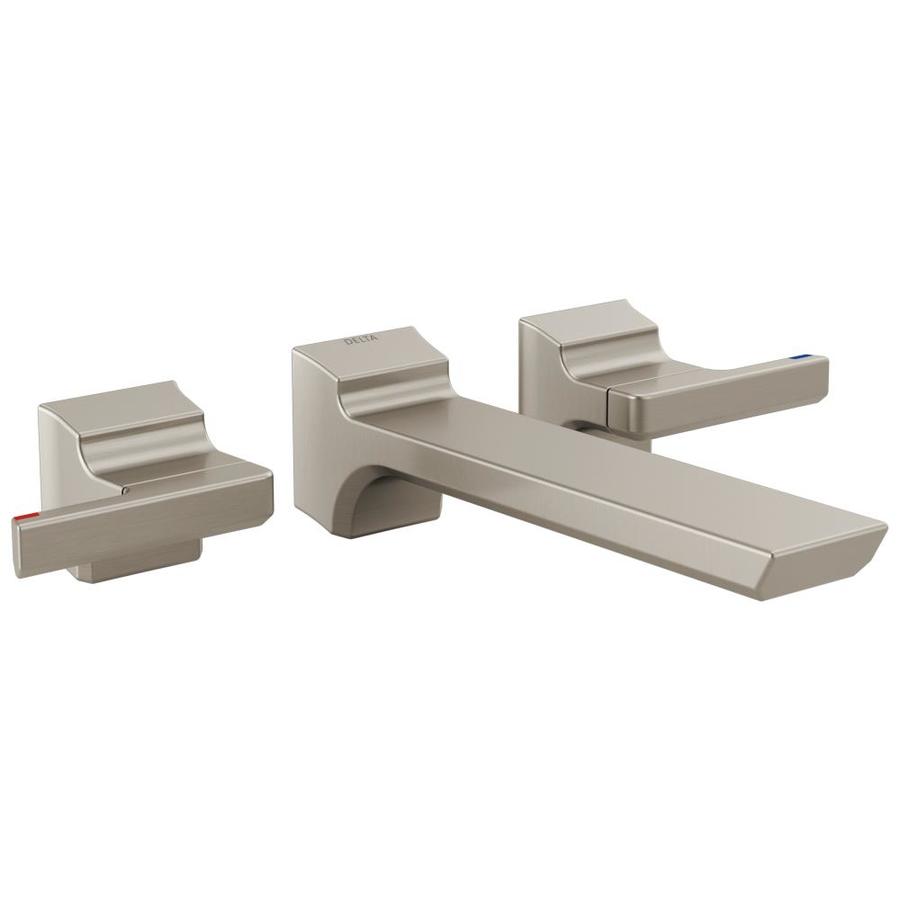 Delta Pivotal Stainless 2handle Widespread WaterSense Bathroom Sink