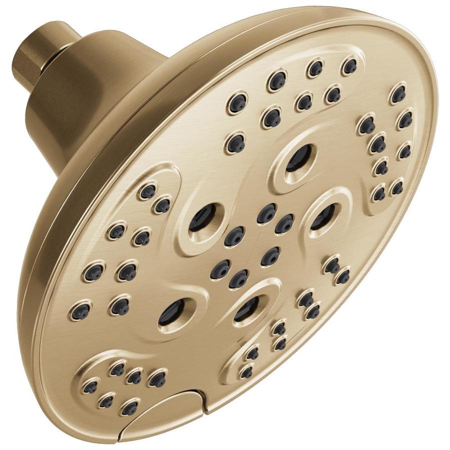 Delta Champagne Bronze 5Spray Rain Shower Head at