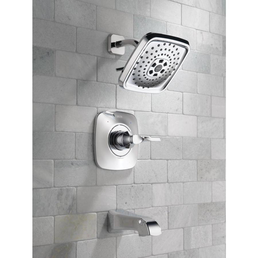 Delta Sawyer Chrome 1-handle Bathtub and Shower Faucet Valve Included ...