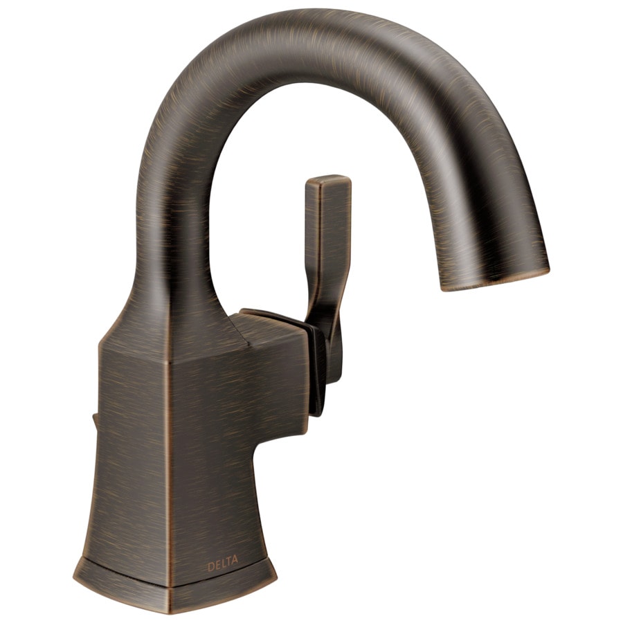 Shop Delta Sawyer Venetian Bronze 1-handle 4-in Centerset Bathroom 