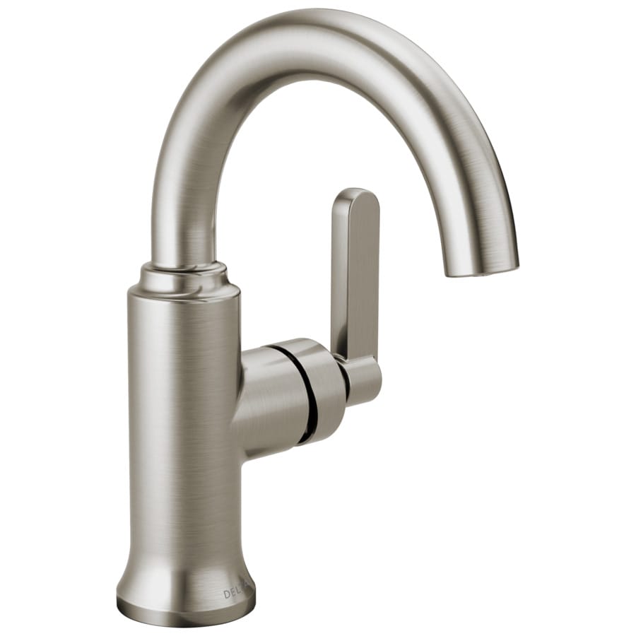 Delta Alux Spotshield Brushed Nickel 1 Handle Single Hole WaterSense   034449847889 