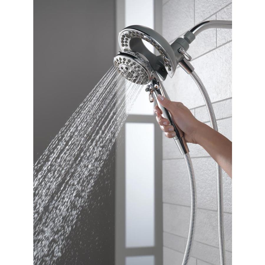 Delta In2ition Chrome 5-Spray Dual Shower Head at Lowes.com