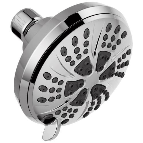 Delta Universal Showering Components Chrome 6 Spray Shower Head 2 5 Gpm 9 5 Lpm In The Shower